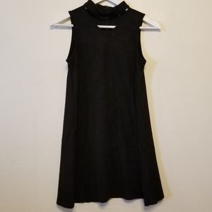 Miss Behave girls neck strap black dress